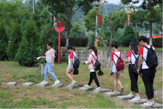 河南科技大学志愿者深入灵空山景区，进行康养旅游调研工作