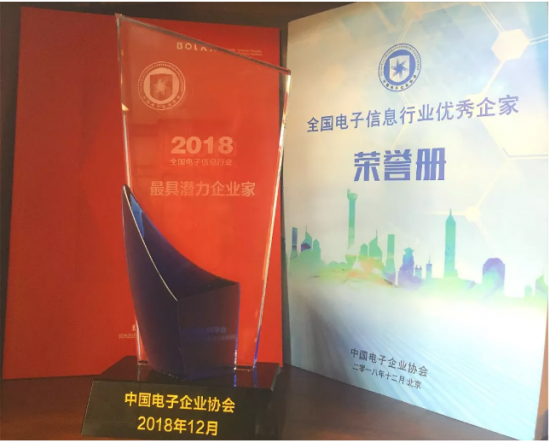 博拉网络CEO龙峰 荣登2018年全国电子信息行业优秀企业家榜单