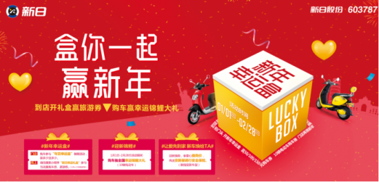 春节将至 新日电动车“盒你一起迎新年”