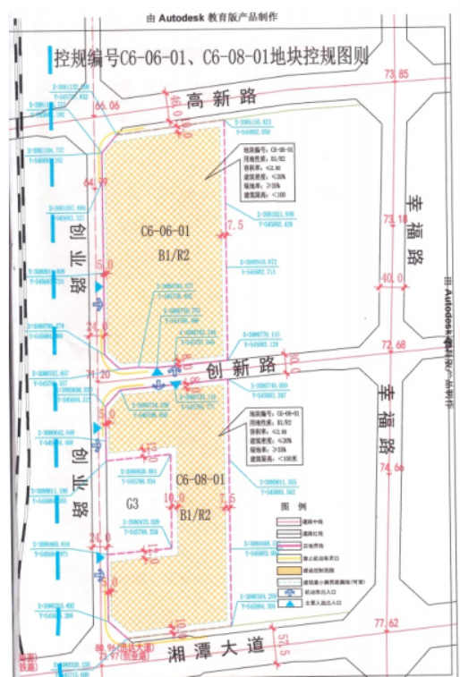 湘潭高新区优质地块推介C6-06-01地块、C6-08-01地块